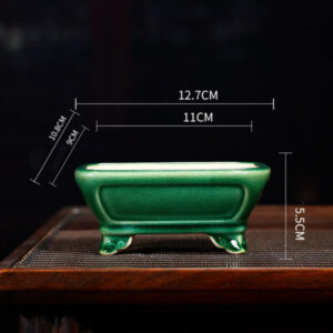 CHẬU SỨ CHỮ NHẬT PHỦ MEN RẠN