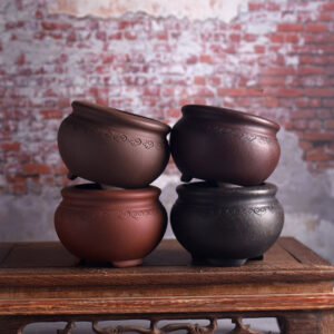 CHẬU TỬ SA TRÒN TRỒNG BONSAI MINI