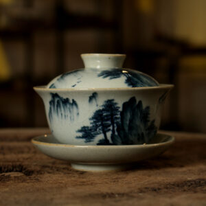 CHÉN KHẢI SỨ SÀI THIÊU VẼ SƠN THUỶ