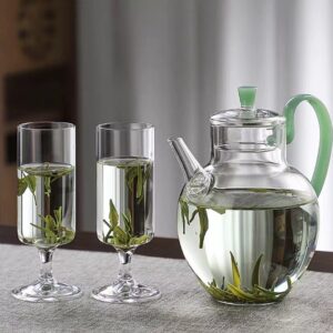 BỘ ẤM CHÉN THUỶ TINH ĐỐI ẨM CAO CẤP