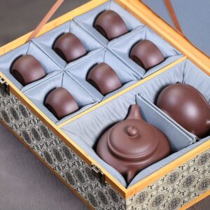 BỘ ẤM CHÉN TỬ SA PHỎNG CỔ