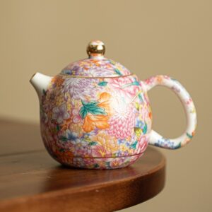 ẤM SỨ PHÁP LANG BÁCH HOA