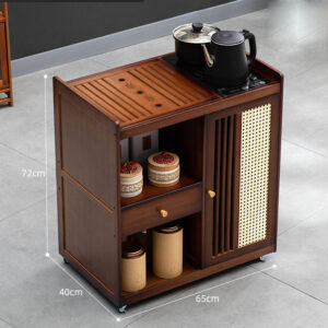 XE TRÀ DI ĐỘNG KÈM BẾP TỰ ĐỘNG MẪU 2