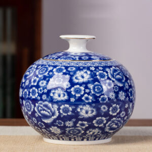 HŨ SỨ THANH HOA VẼ BÁCH HOA