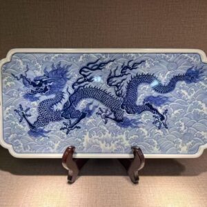 KHAY TRÀ SỨ RỒNG NHÀ TRẦN