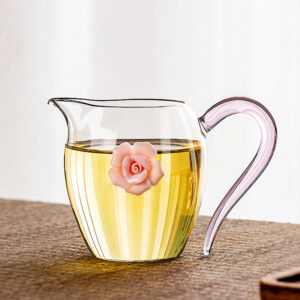 TỐNG THUỶ TINH ĐÍNH HOA HỒNG