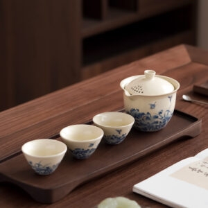 BỘ ẤM CHÉN DU LỊCH LIÊN HOA HỒ ĐIỆP